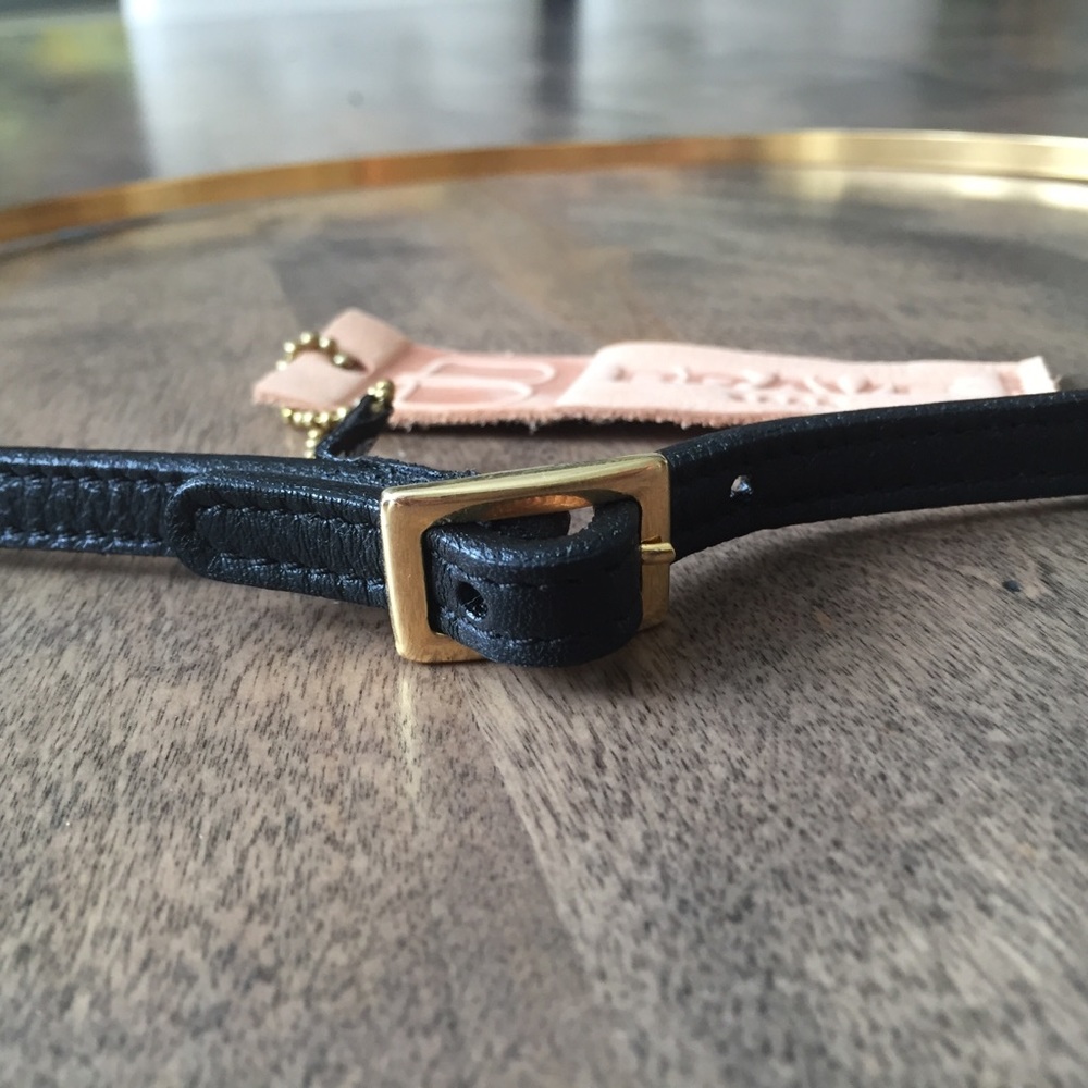 Belt black & gold 30